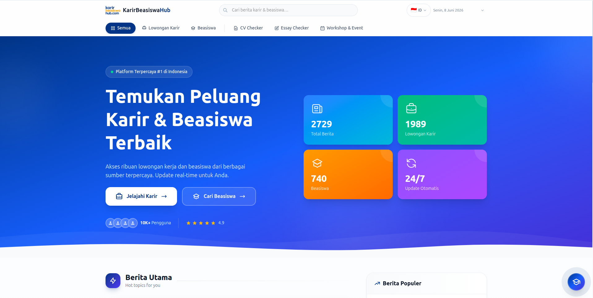 Karir Beasiswa Hub