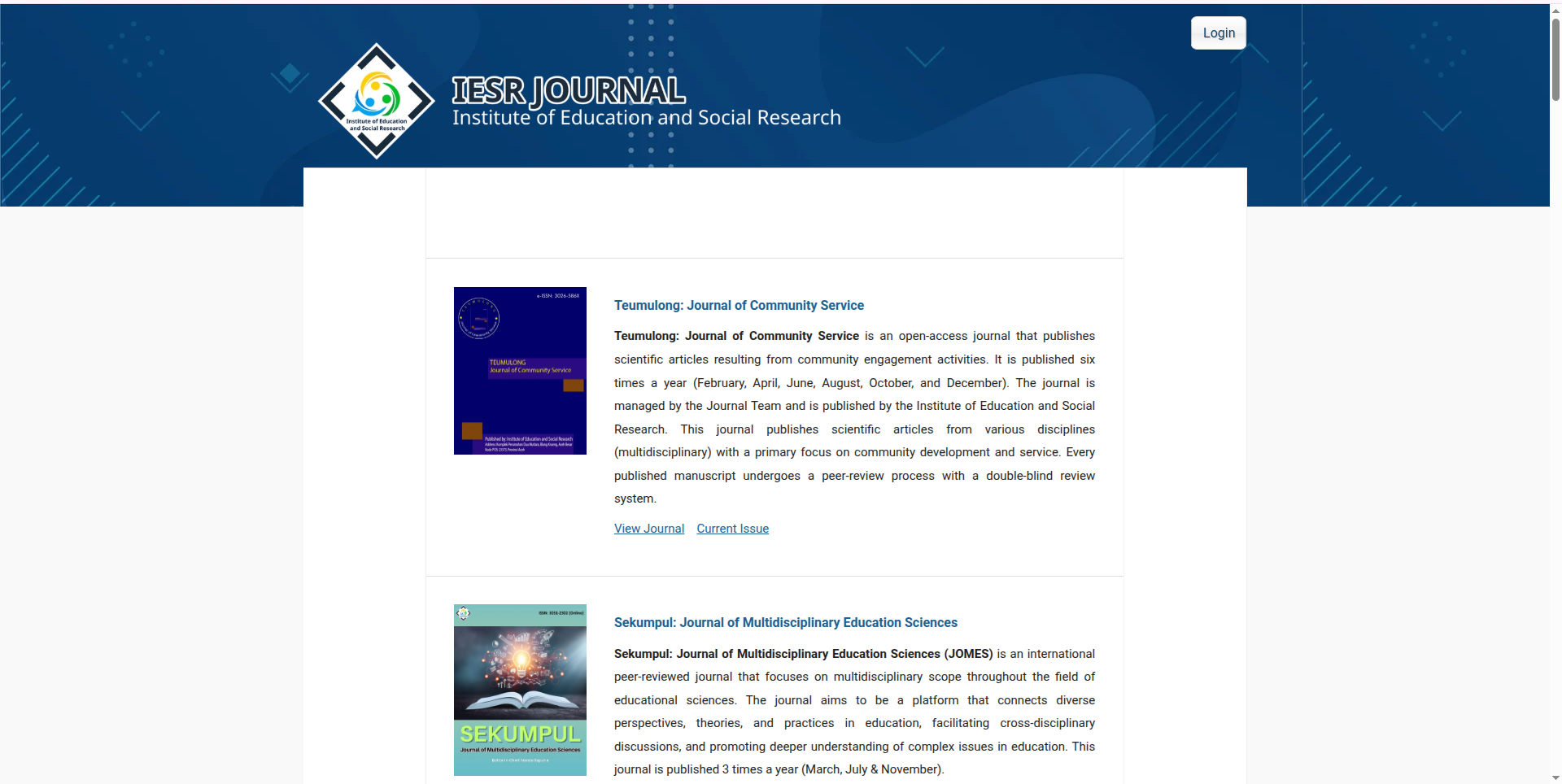 IESR Journal
