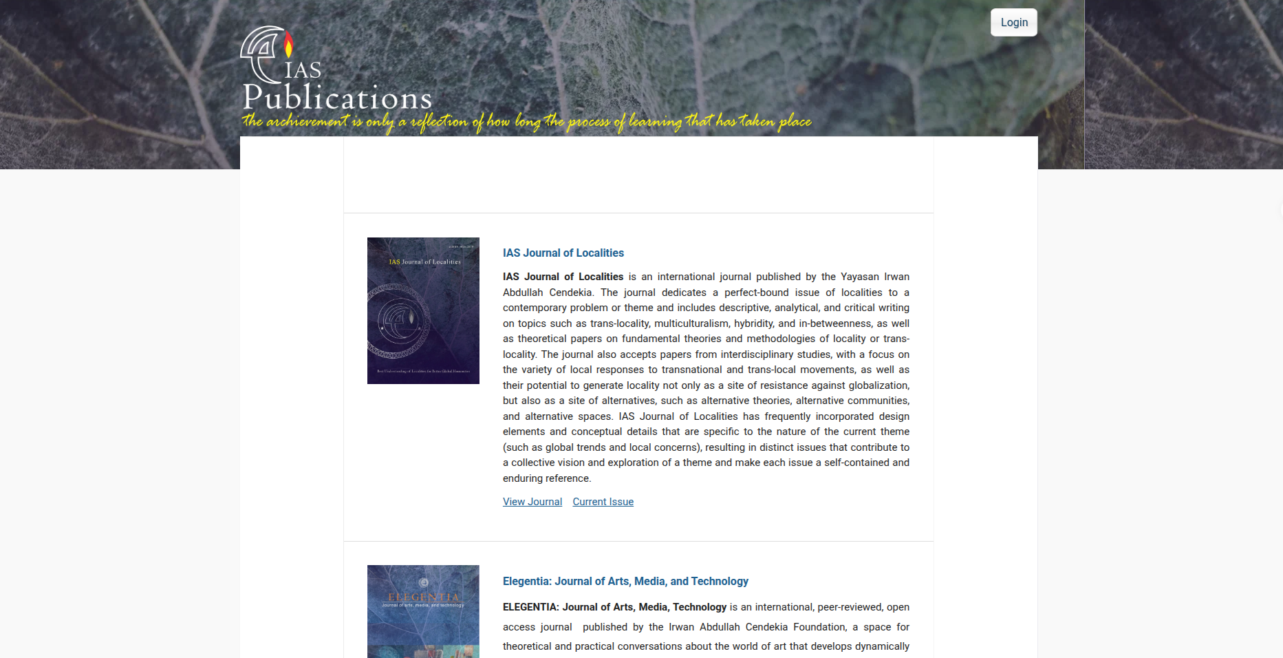 IAS Journals